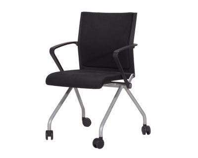 Werndl Besucherstuhl Schwarz/Lichtgrau