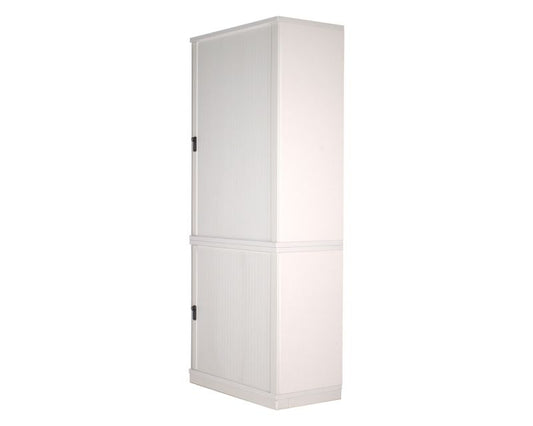 Haworth Querrollladenschrank 5OH x 80 cm Weiß