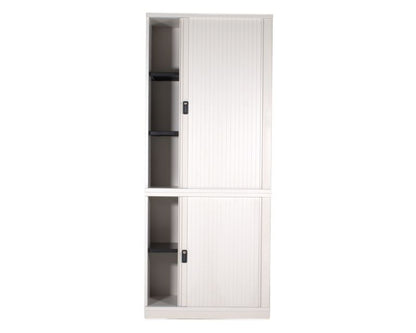 Haworth Querrollladenschrank 5OH x 80 cm Weiß