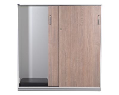 Ceka Sideboard 120 x 44 x 115 cm Nussbaum Natur