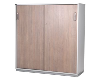 Ceka Sideboard 120 x 44 x 115 cm Nussbaum Natur