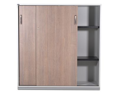 Ceka Sideboard 120 x 44 x 115 cm Nussbaum Natur