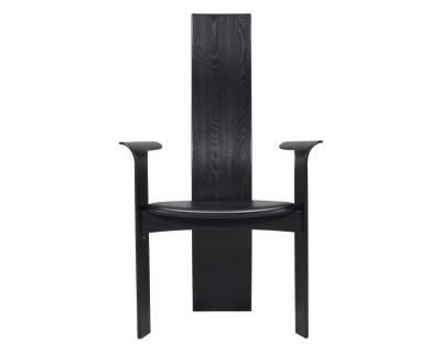 Bob & Dries Iris Esszimmerstuhl 75x75x116 cm Schwarz