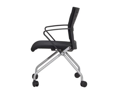 Werndl Besucherstuhl Schwarz/Lichtgrau