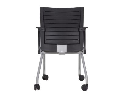 Werndl Besucherstuhl Schwarz/Lichtgrau