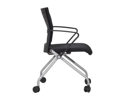 Werndl Besucherstuhl Schwarz/Lichtgrau