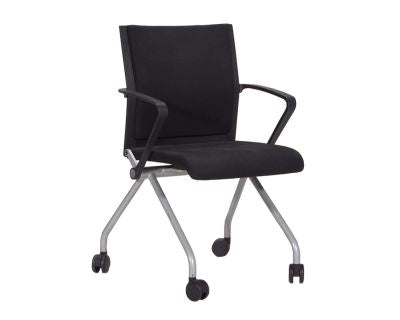 Werndl Besucherstuhl Schwarz/Lichtgrau