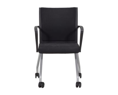 Werndl Besucherstuhl Schwarz/Lichtgrau