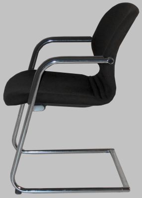 Wilkhahn FS Besucherstuhl Freischwinger Schwarz