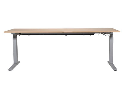 Bene Schreibtisch 200 x 80 cm - Eiche gekalkt, elektrisch höhenverstellbar