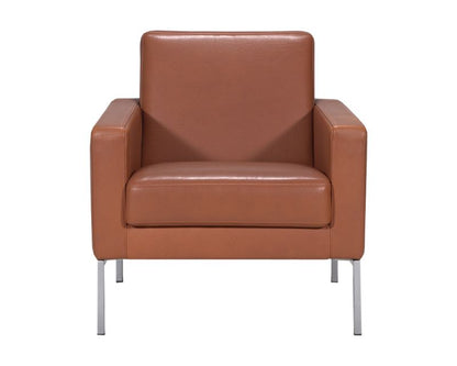 Walter Knoll Foster Sessel 75x80x85 cm Leder Braun