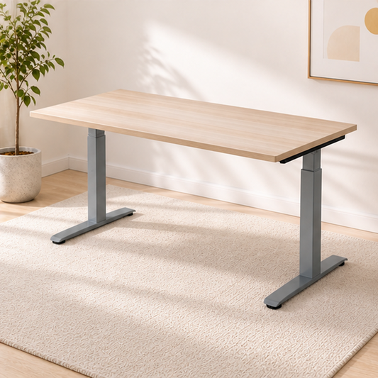 FM Büromöbel Schreibtisch 160 x 80 cm - Eiche Sonoma